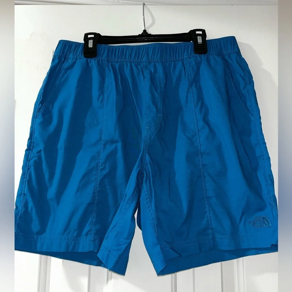 The North Face relaxed fit class v pull on shorts banff blue size M